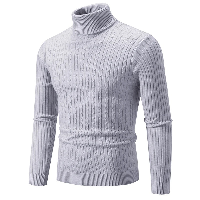 Slim Fit Rollkragenpullover Herren