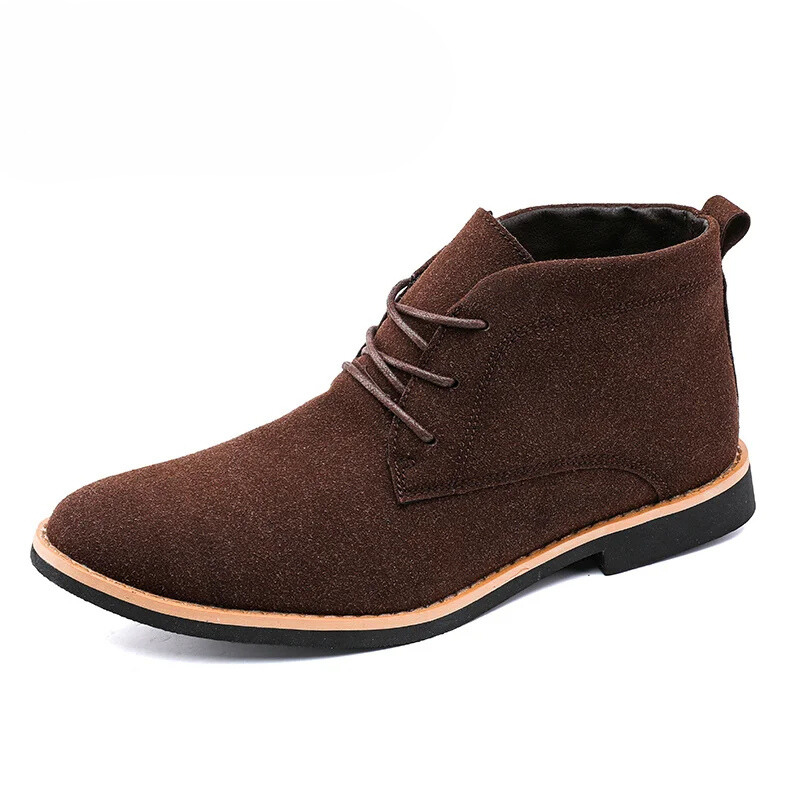 Modische Boots Herren aus Wildleder, Leichte Stiefeletten