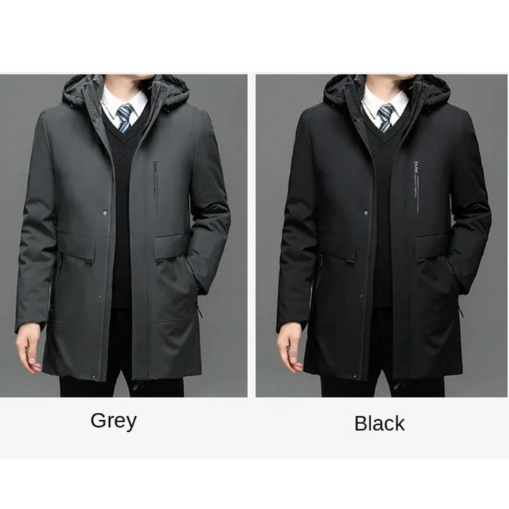 Herren Parka Winterjacke winddicht mit warmem Innenfutter