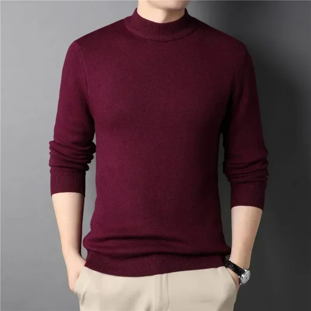 Weicher Slim Fit Winterpullover