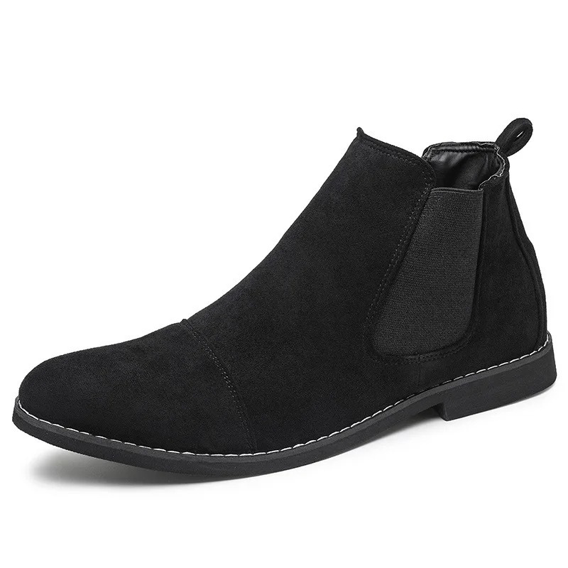 Moderne Boots Herren aus Wildleder mit Bequemer Sohle - Winterschuhe