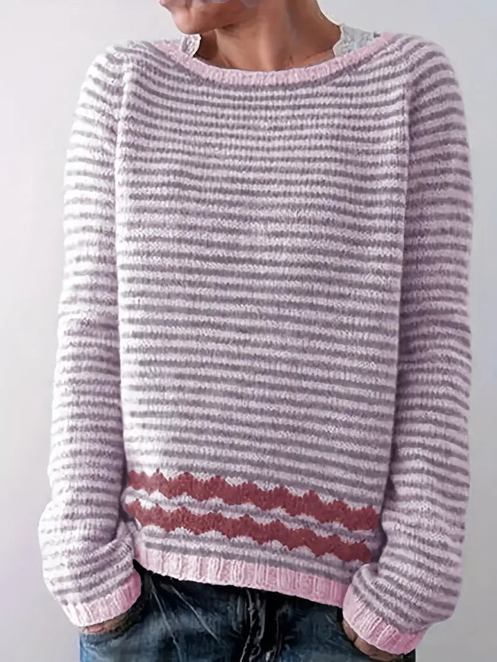 Gestreifter Pullover