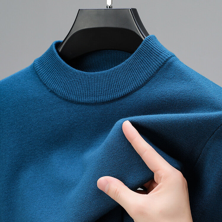 Kaschmir-Pullover mit unterem Saum