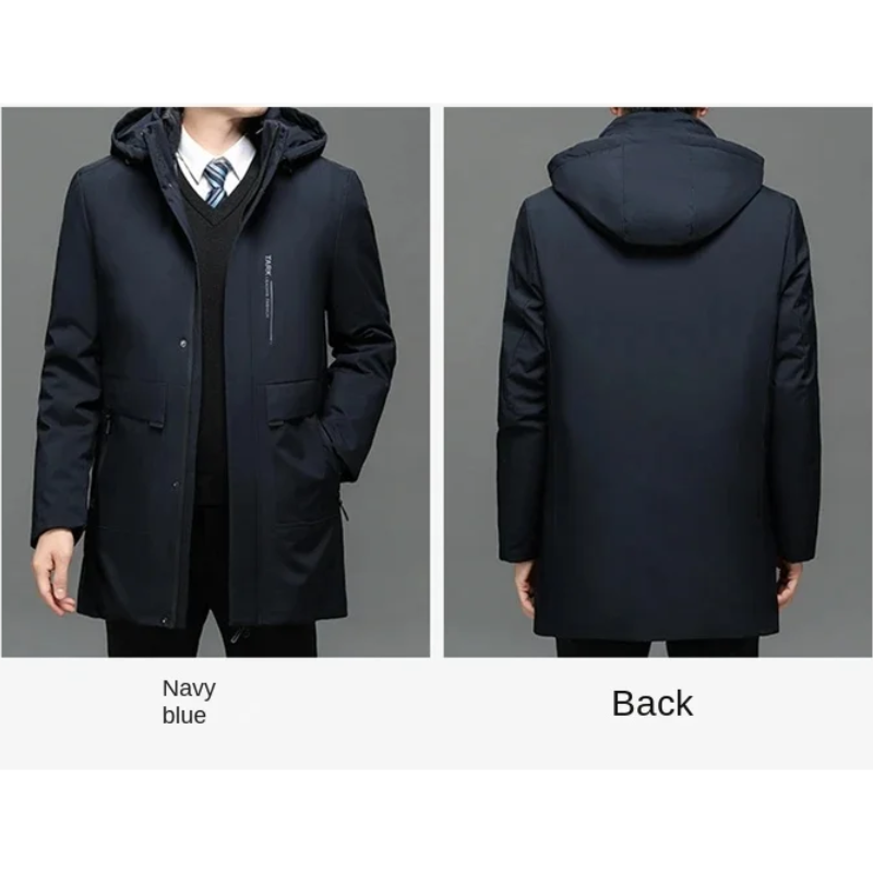 Herren Parka Winterjacke winddicht mit warmem Innenfutter