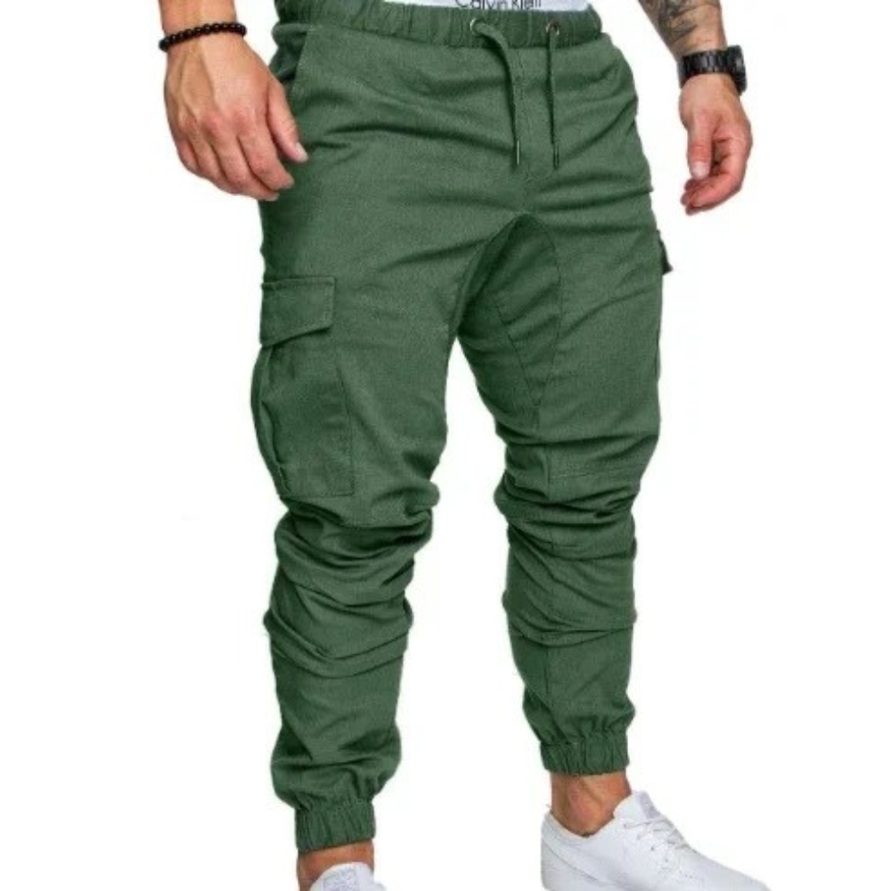 Sportliche Jogginghose mit Taschen, Elastischer Bund