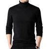 Weicher Baumwollpullover Rollkragenpullover Herren