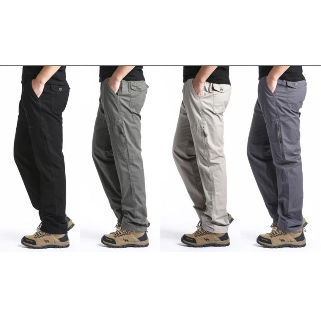 Bequeme Outdoorhose mit Reißverschlusstaschen, Robust