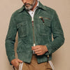 Herren-Retro-Reversjacke aus Wildleder