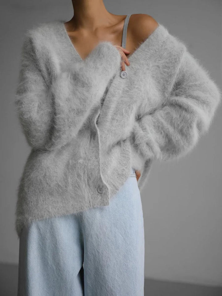 Mohair-Cardigan