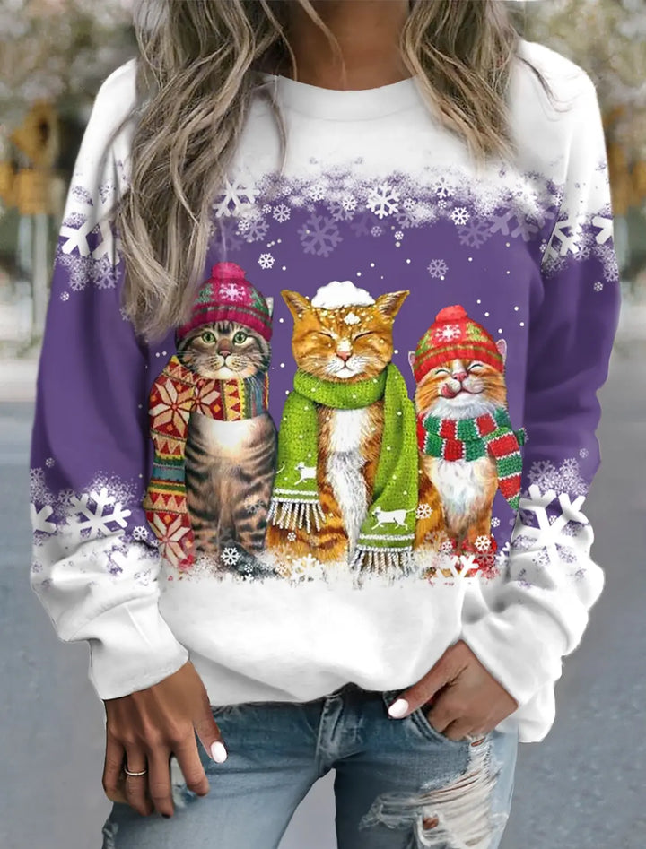 Pullover mit Weihnachtsmotiv