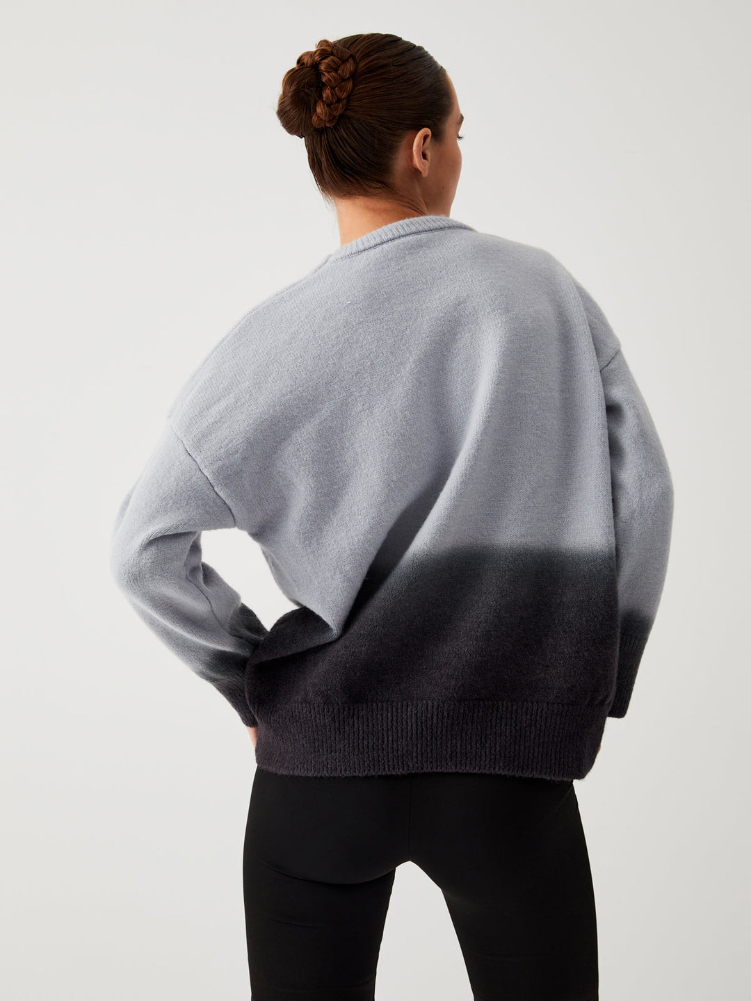 Ombre Pullover in Übergröße