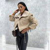 Stilvolle Jacke mit Retro-Revers