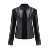 Frühling Leder Biker Jacke