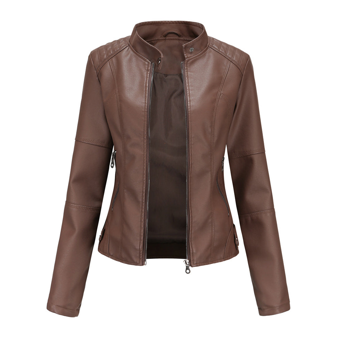 Moderne Lederjacke für Damen