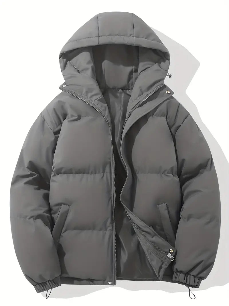 Unisex Warme Kapuzenjacke im klassischen Design