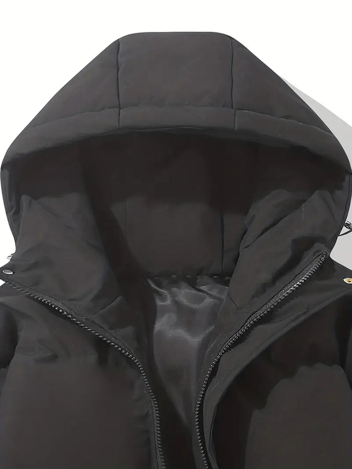 Unisex Warme Kapuzenjacke im klassischen Design