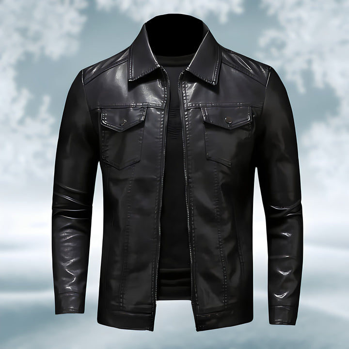 Herren Lederjacke Echtleder Premium