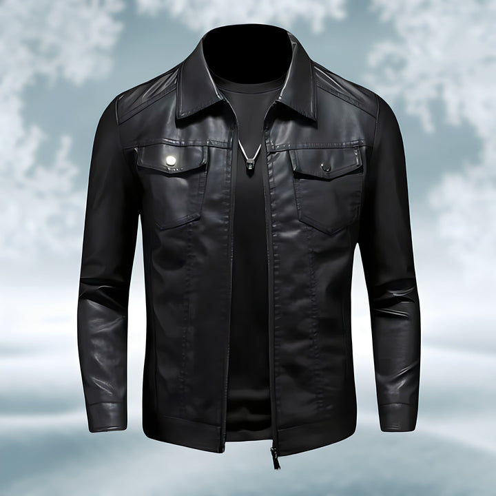 Herren Lederjacke Echtleder Premium