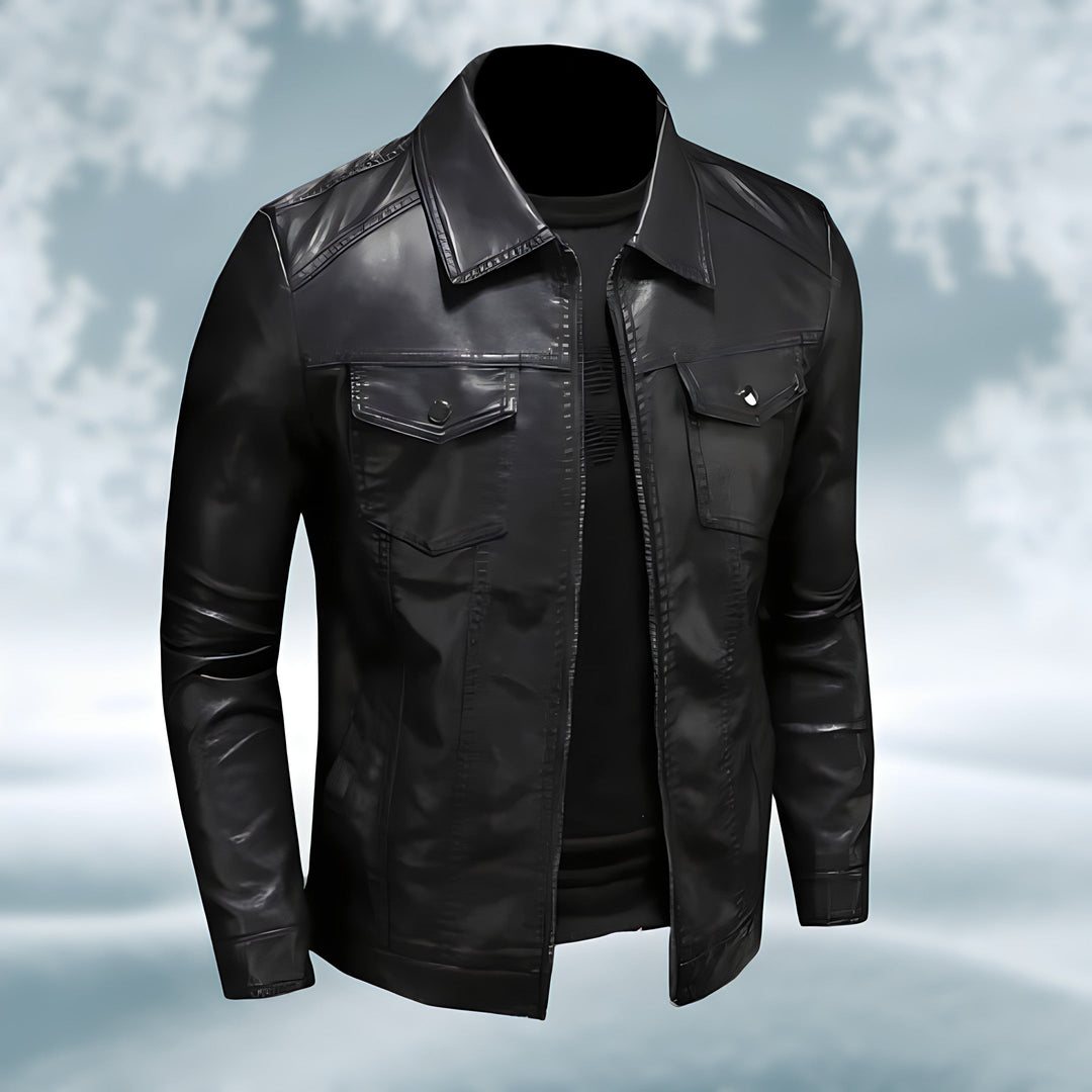 Herren Lederjacke Echtleder Premium