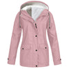 Wind und wasserdichte Outdoor-Jacke mit Fleece-Futter