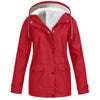 Wind und wasserdichte Outdoor-Jacke mit Fleece-Futter