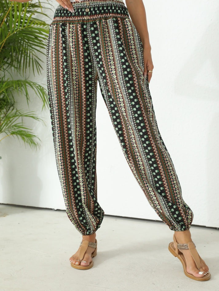 Stilvolle Hose mit Boho-Print