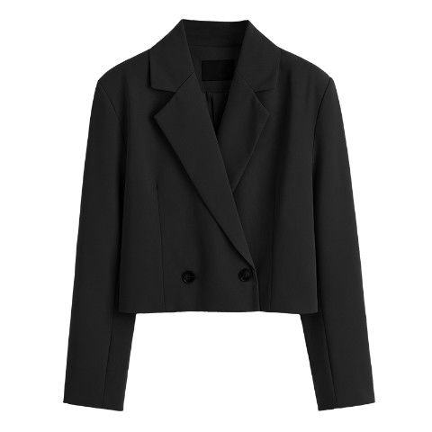 Lässiger Langarm Blazer