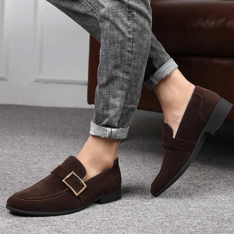 Business-Loafer aus Wildleder