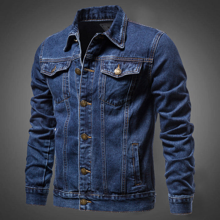 Herren - Denim-Jacke - Robuste Baumwolle - Modische Daily Denim-Jacke für lässige Looks