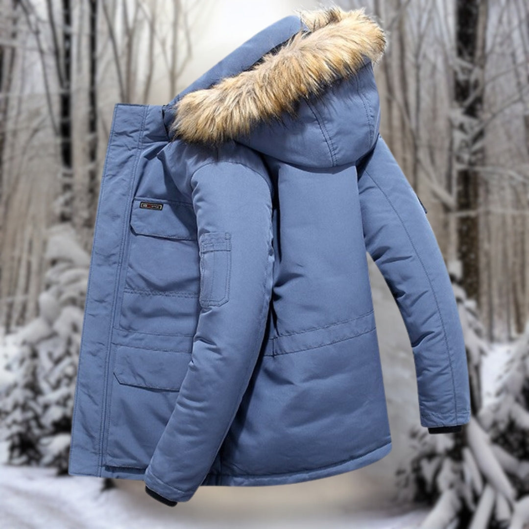 Winter Pelzkragen Jacke