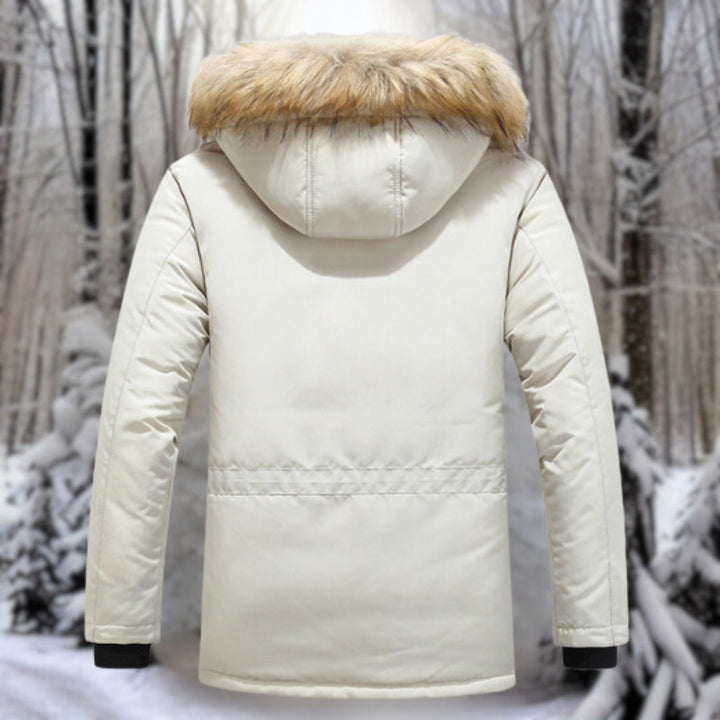 Winter Pelzkragen Jacke