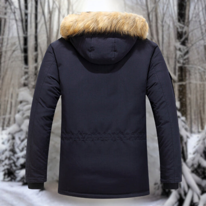 Winter Pelzkragen Jacke