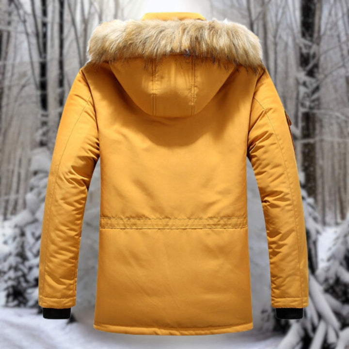 Winter Pelzkragen Jacke