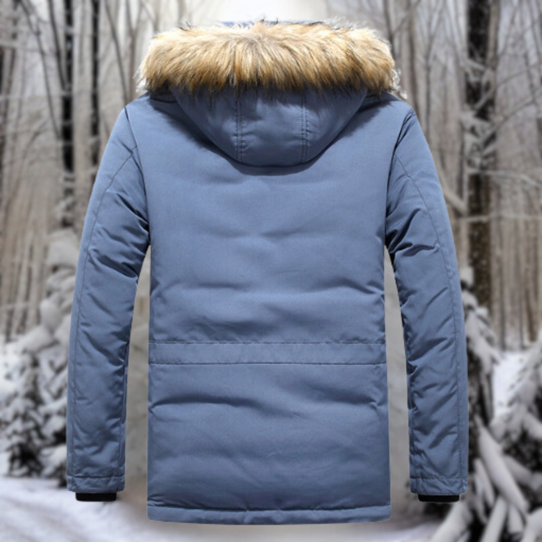 Winter Pelzkragen Jacke