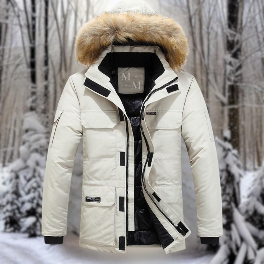 Winter Pelzkragen Jacke