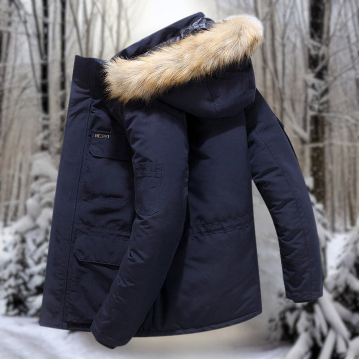 Winter Pelzkragen Jacke