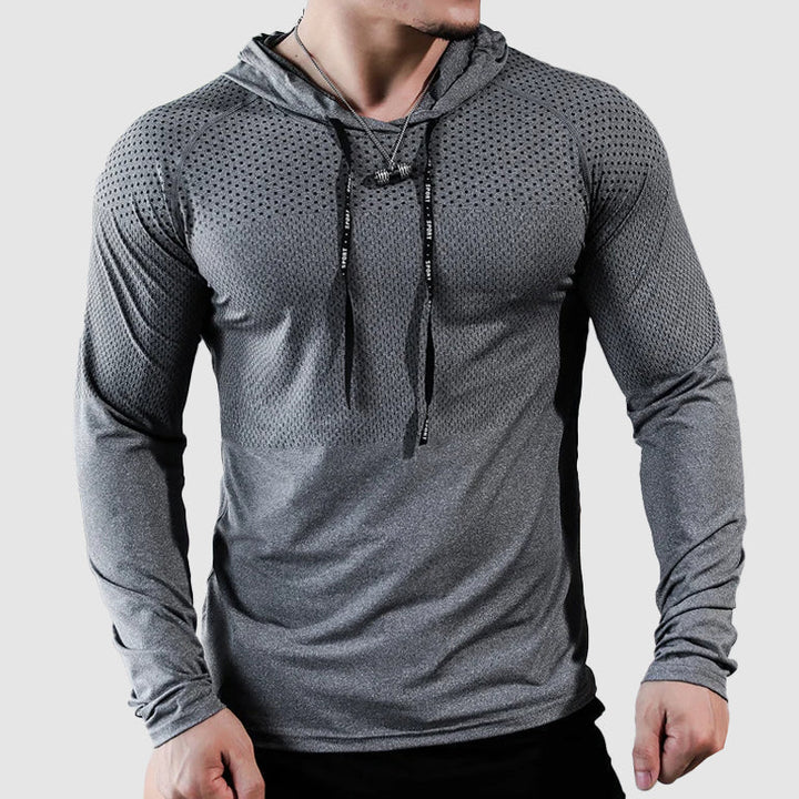 Herren Fitness Hoodie Muskelfit