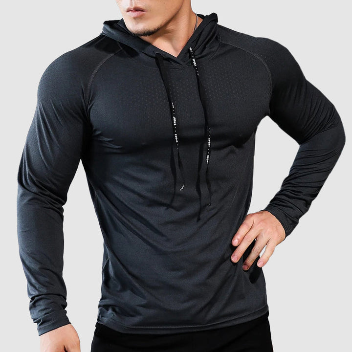 Herren Fitness Hoodie Muskelfit