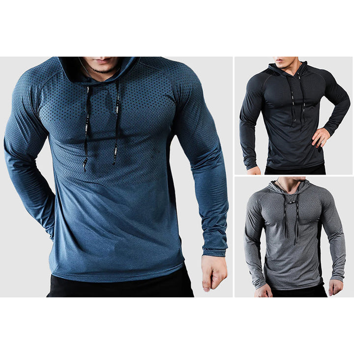 Herren Fitness Hoodie Muskelfit