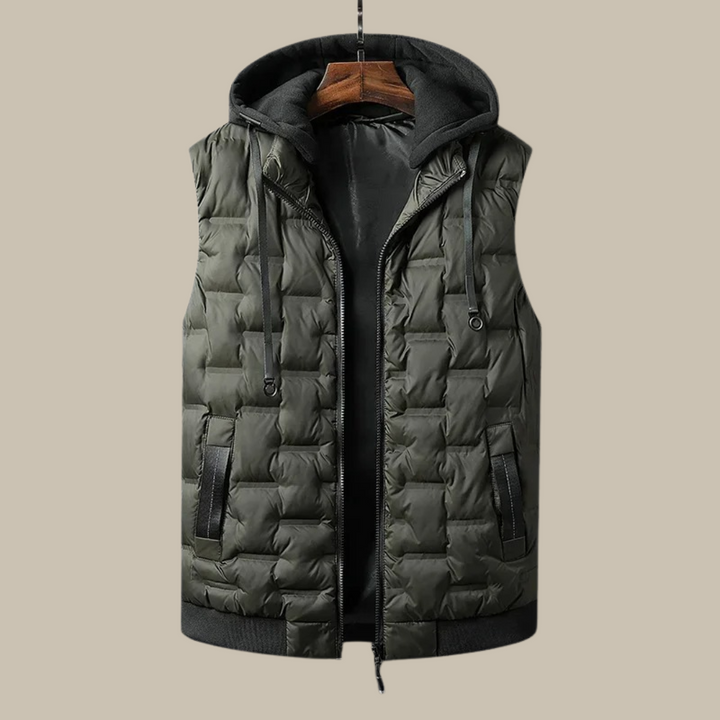 Lässiger Kapuzenpulli Bodywarmer für Männer