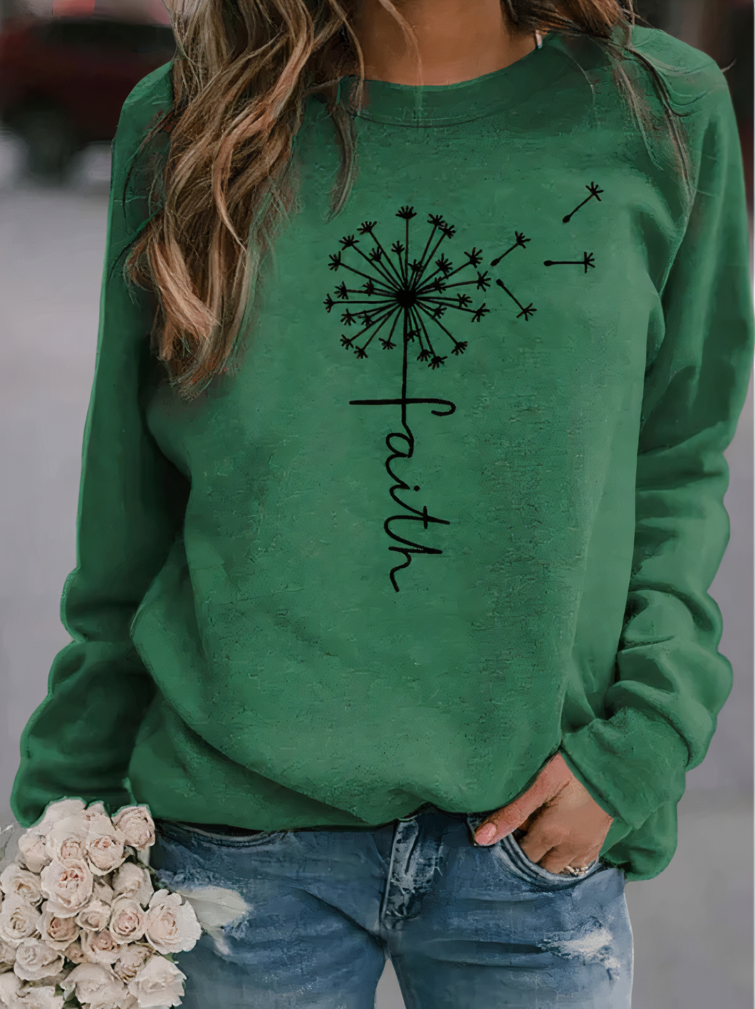 Modernes Grafik-Sweatshirt