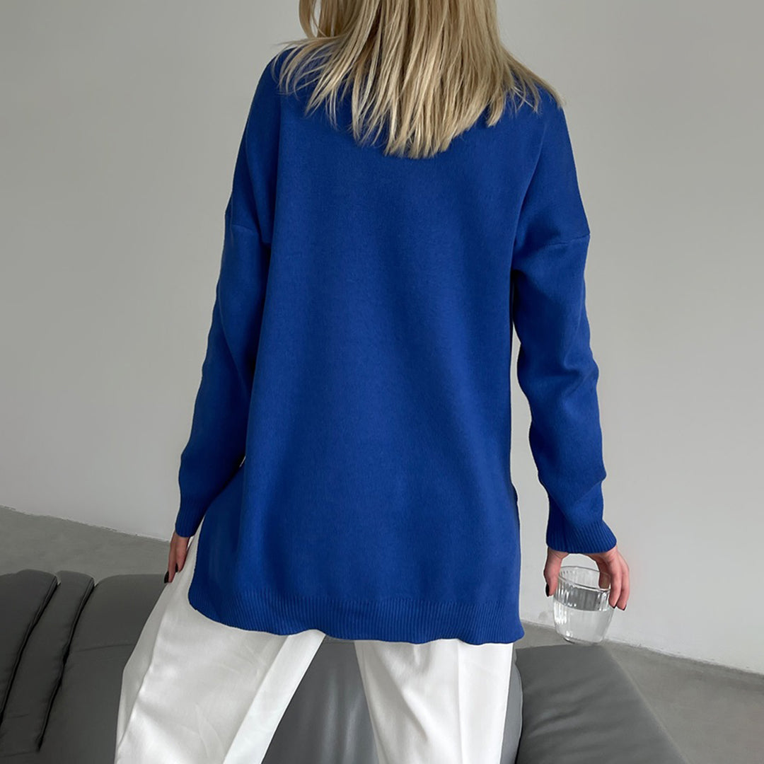 Stylischer bequemer Pullover