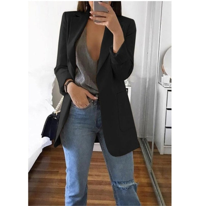 Damen Blazer Slim Fit Cardigan für den europäischen und amerikanischen Modeflair