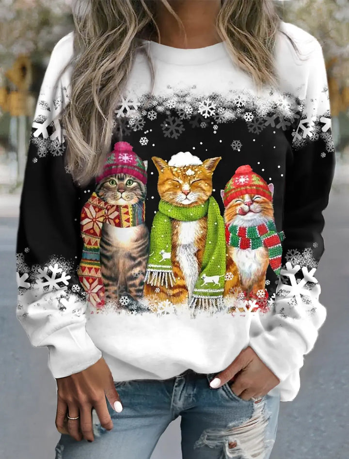 Pullover mit Weihnachtsmotiv