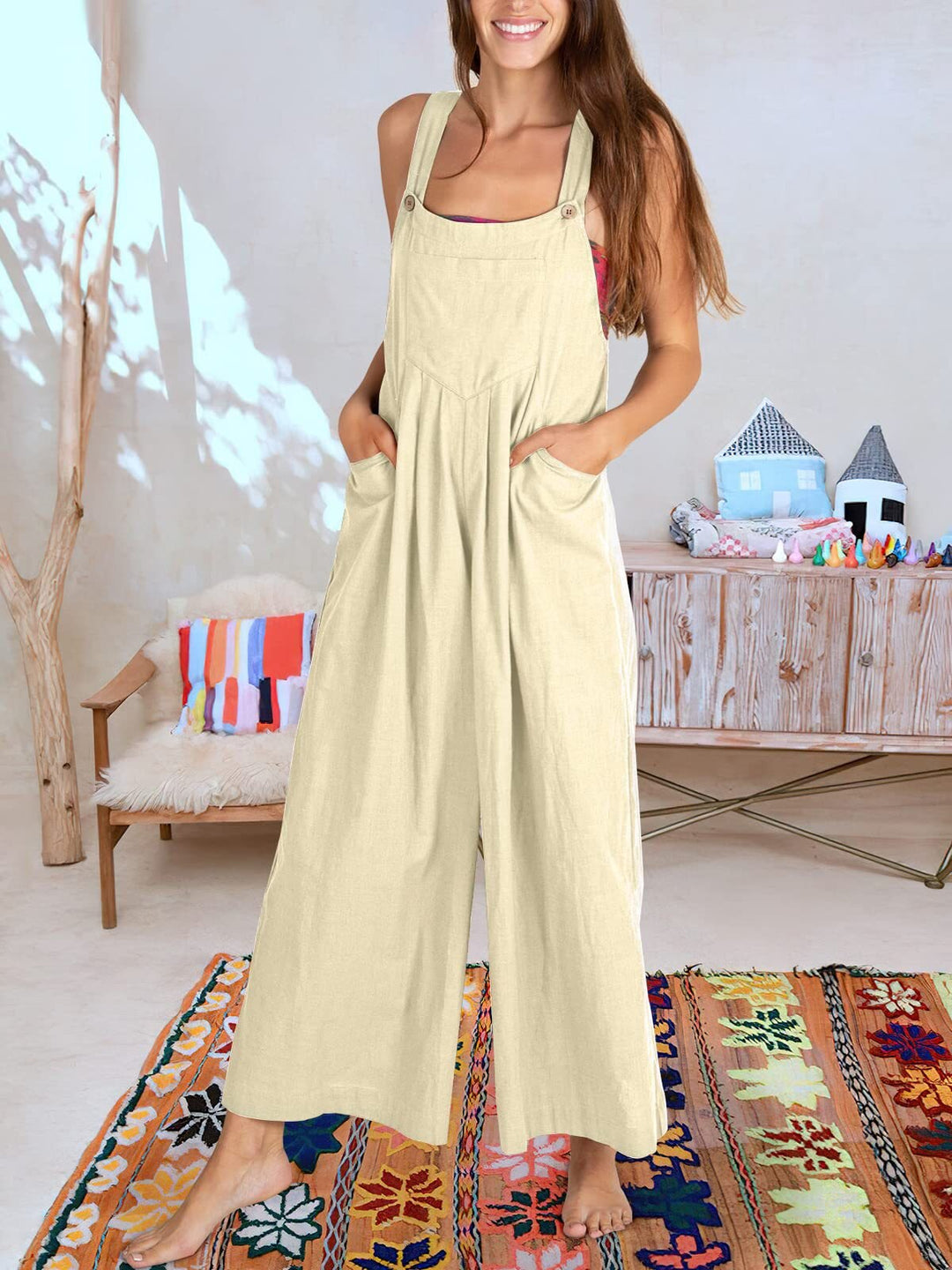 Ärmelloser Jumpsuit für Frauen