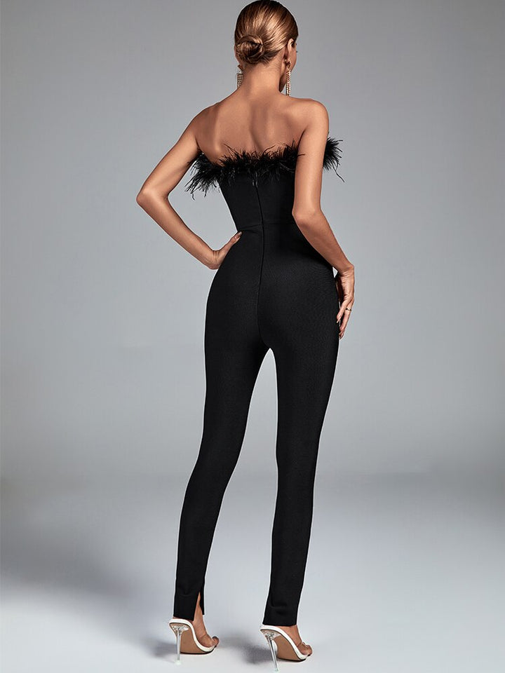 Feder Jumpsuit - Feder, Bandage, bodycon