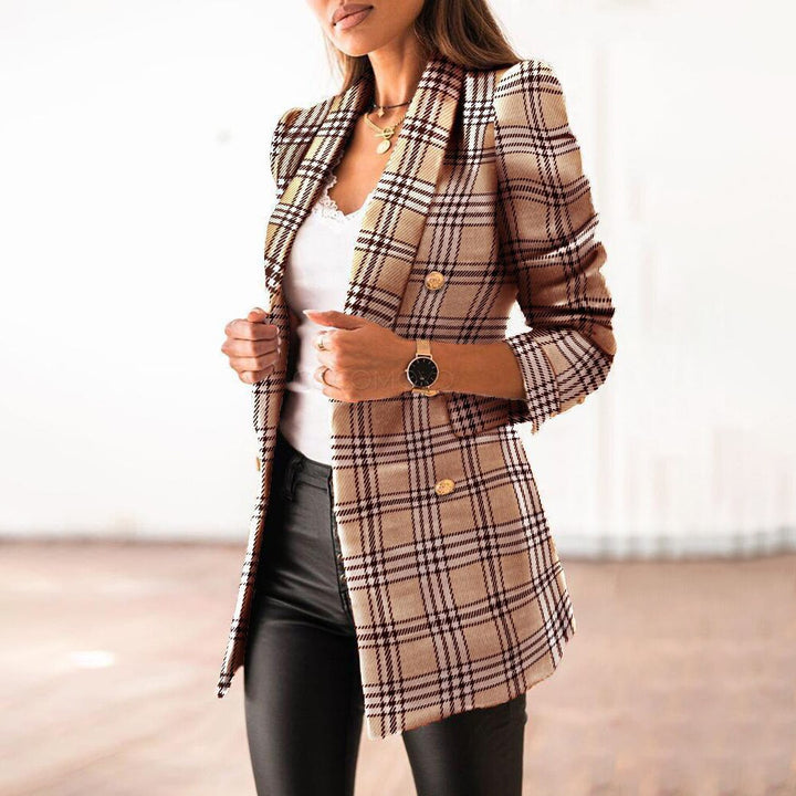 Schicker karierter Blazer