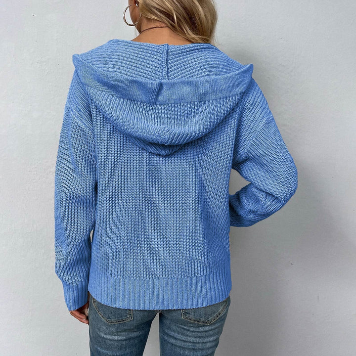 Frau Pullover Strickjacke