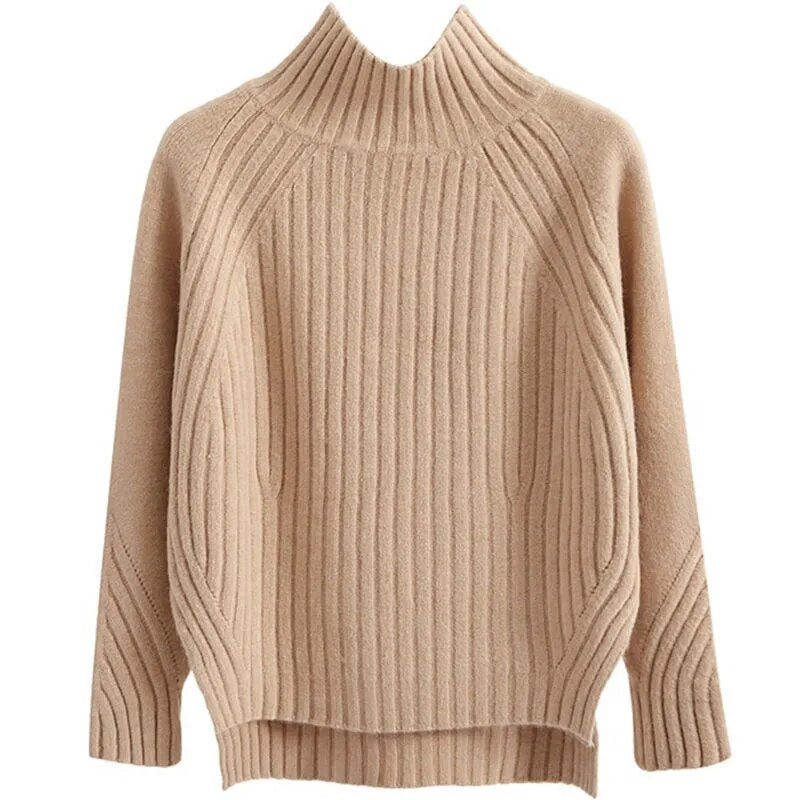 Eleganter Damen-Rollkragenpullover