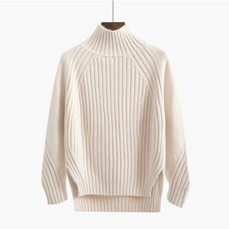 Eleganter Damen-Rollkragenpullover